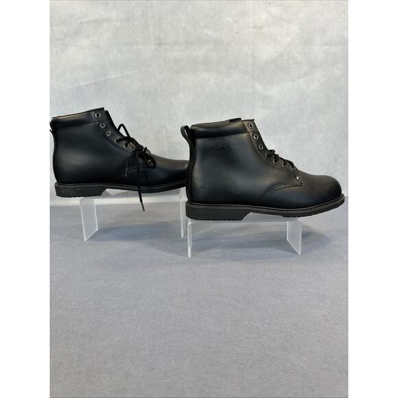 Shoes for Crews Slip Resistant Men's Lace-Up Work Boots Size 13W - Picture 3 of 10